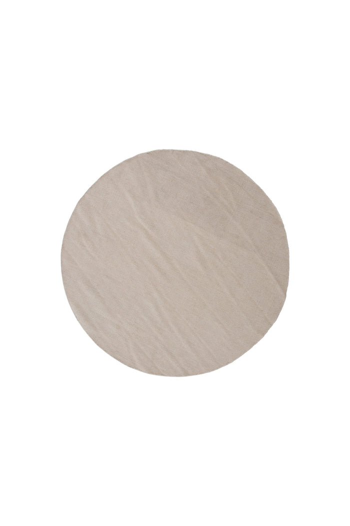 Fjôrd - Vloerkleed Beige - Ø200cm - Jaipur