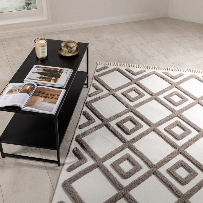 Fjôrd - Vloerkleed Towa 160x230cm Bruin