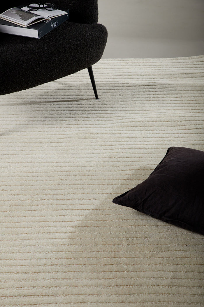 Fjôrd - Vloerkleed Wit - 300x200cm - Milton