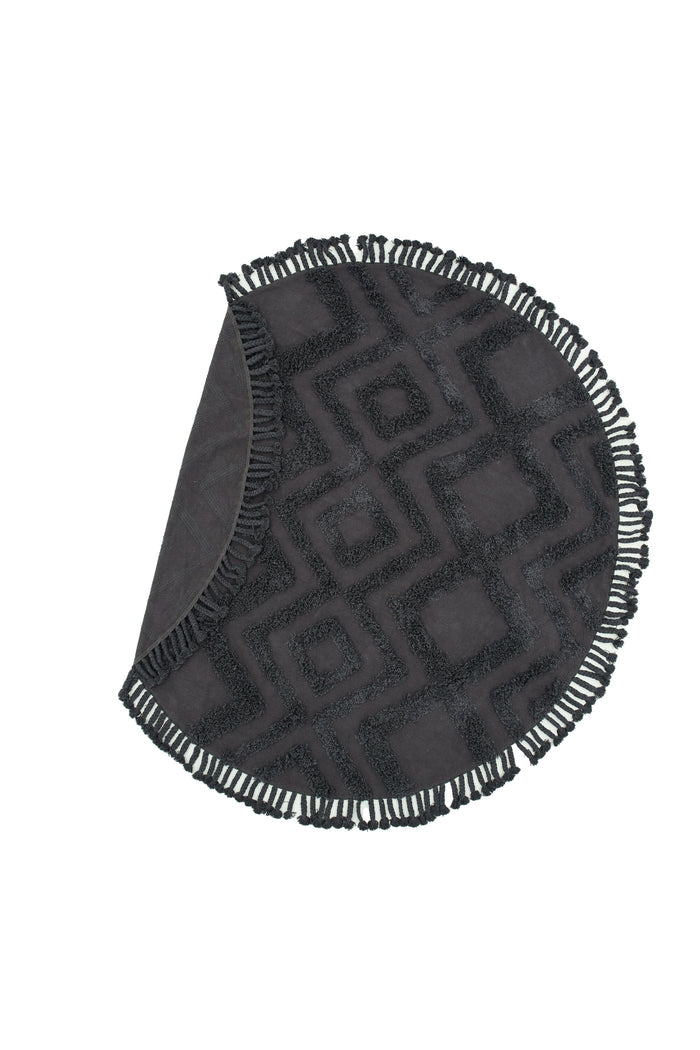 Fjôrd - Vloerkleed Grijs - Ø200cm - Hilma