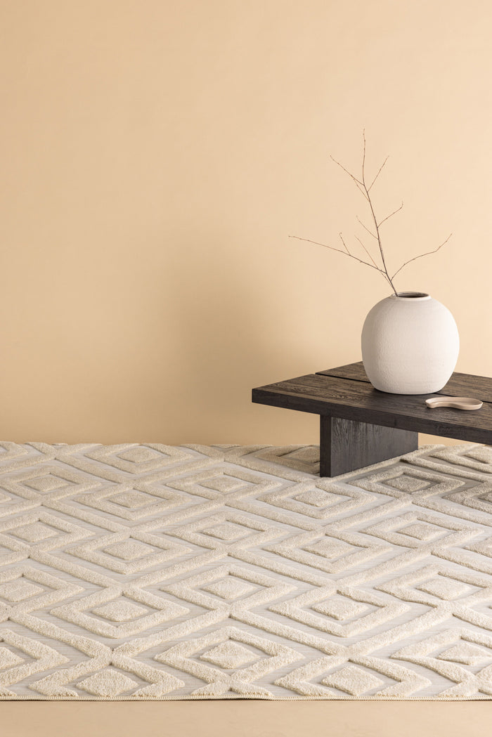 Fjôrd - Vloerkleed Beige - 230x160cm - Pia