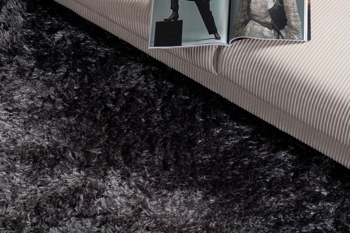 Fjôrd - Vloerkleed Donkergrijs - 230x160cm - Natta