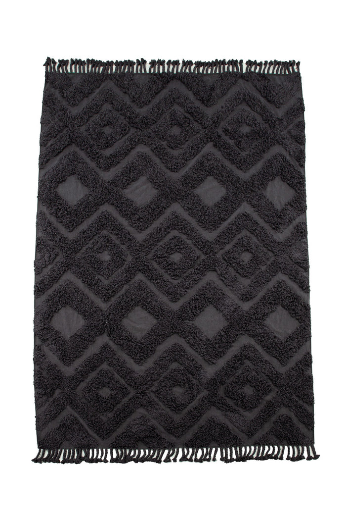 Fjôrd - Vloerkleed Donkergrijs - 250x350cm - Hilma