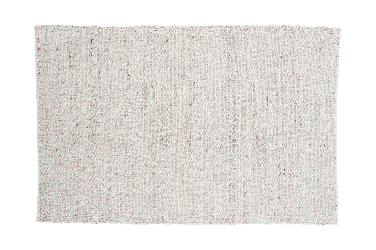 Fjôrd - Vloerkleed Wit|Beige - 230x160cm - Loump