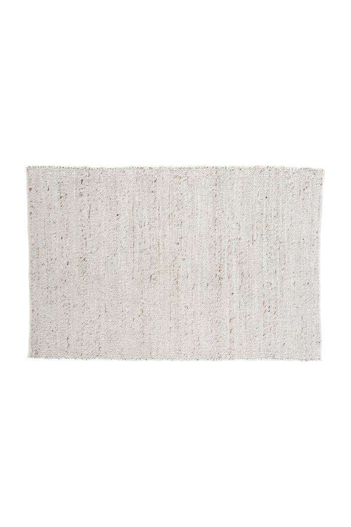 Fjôrd - Vloerkleed Wit|Beige - 230x160cm - Loump