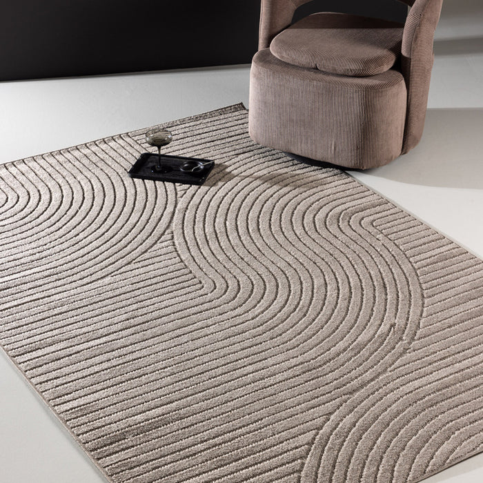 Fjôrd - Vloerkleed Bruin - 230x160cm - Vince