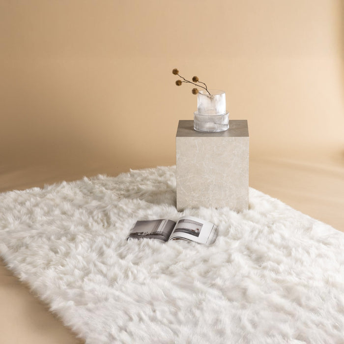 Fjôrd - Vloerkleed Wit - 230x160cm - Katy Fur