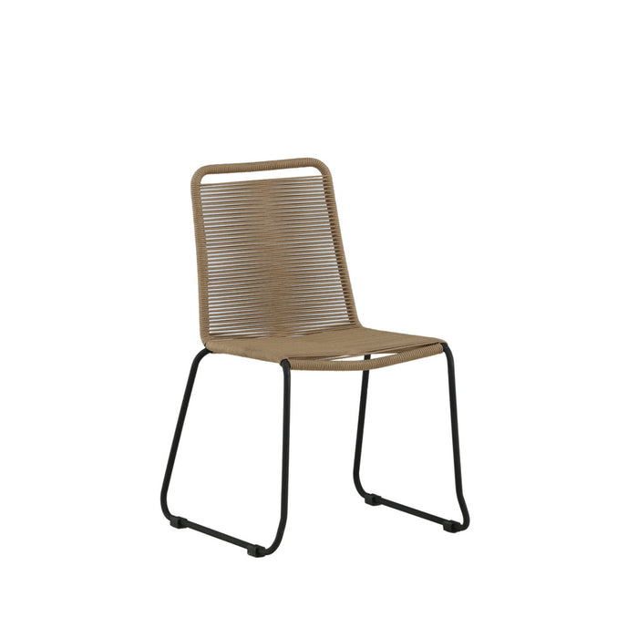 Fjôrd - Tuinstoel Naturel - Touw - Lindos - Set van 2