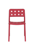 Giga Meubel - Tuinstoel Rood - 53x46x80cm - Serra - Set van 4