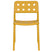 Giga Meubel - Tuinstoel Geel - 53x46x80cm - Serra - Set van 4
