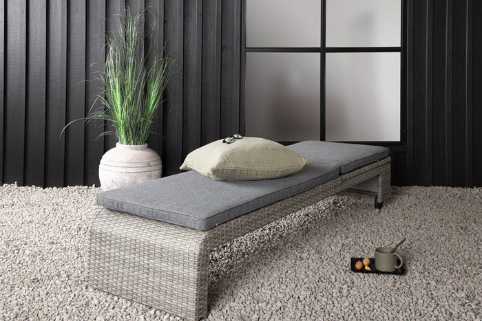 Fjôrd - Lounge Ligbed Grijs - London