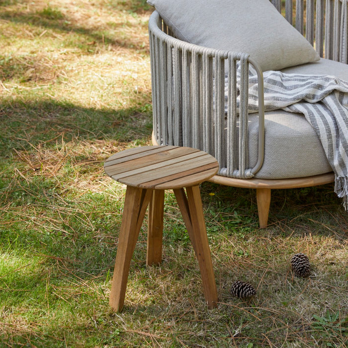 Tikamoon - Tuintafeltje in gerecycled massief teakhout Katrine