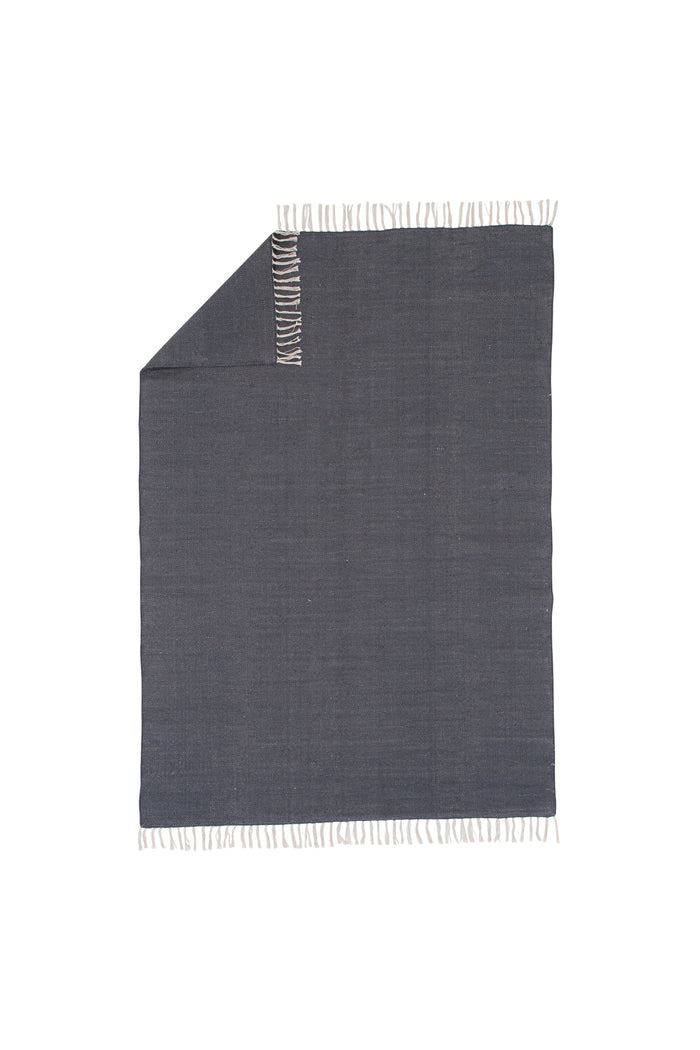 Fjôrd - Vloerkleed Donkergrijs - 170x240cm - Panipat