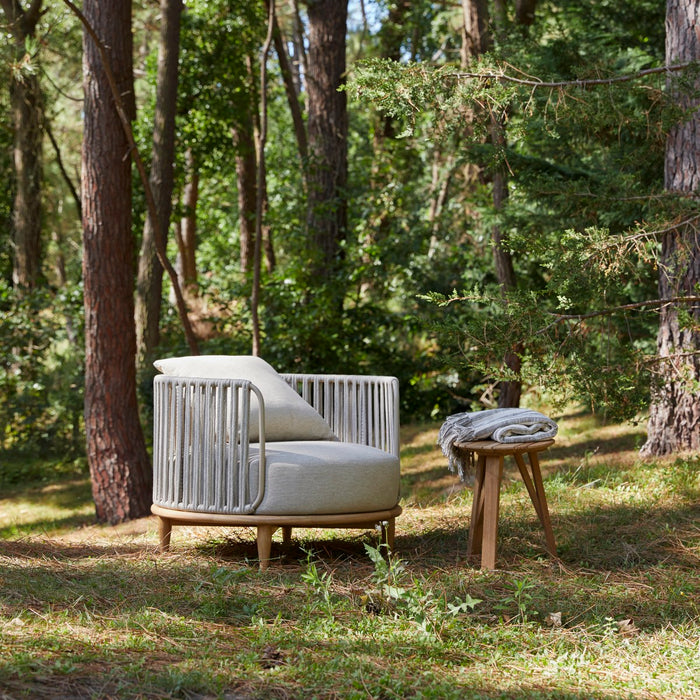 Tikamoon - Tuintafeltje in gerecycled massief teakhout Katrine