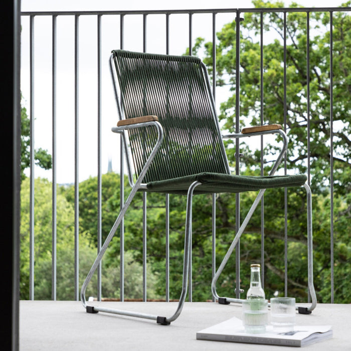 Fjôrd - Tuinstoel Groen - Touw - Bois - Set van 2