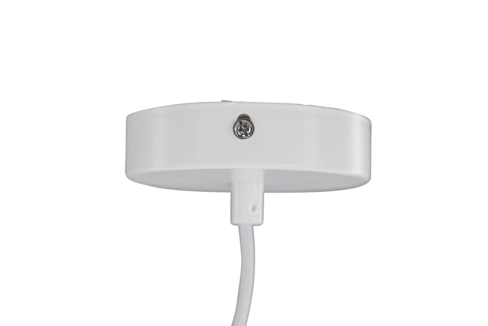 Fjôrd - Hanglamp Wit - 45x45cm - Veren - Nicola