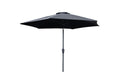 Fjôrd - Parasol Zwart 3m - Stof - Leeds
