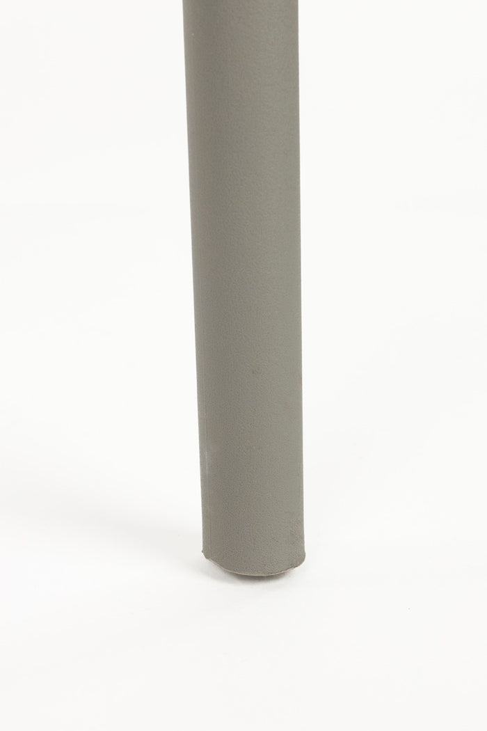 Giga Meubel - Tuinstoel Grijs - 53x46x80cm - Serra - Set van 4
