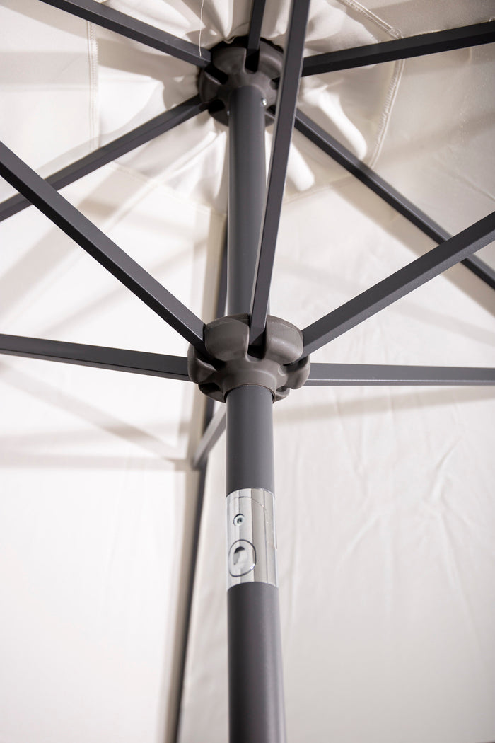 Fjôrd - Parasol Wit 3m - Stof - Leeds