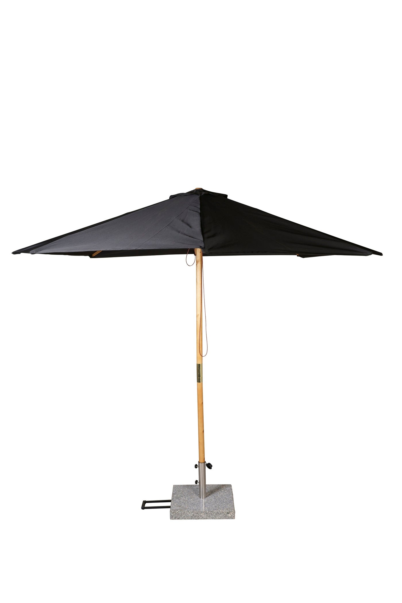Fjôrd - Parasol Zwart Ø300cm - Hout - Ixos
