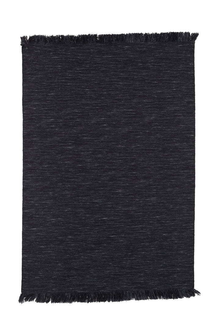 Fjôrd - Vloerkleed Zwart - 250x350cm - Elton