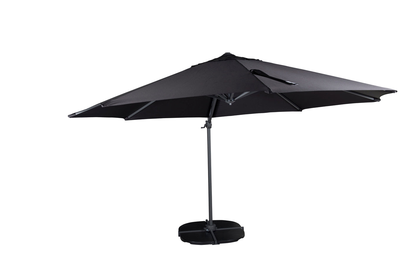 Fjôrd - Parasol Zwart 3,5m - Leeds