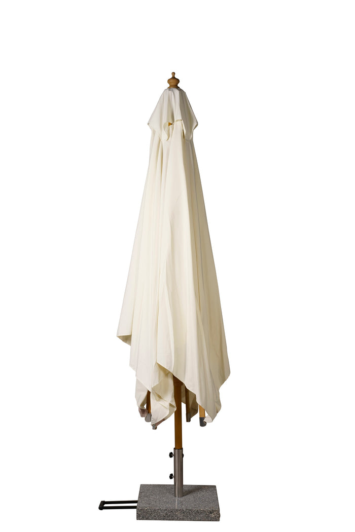 Fjôrd - Parasol Wit 3x3m - Hout - Naxos