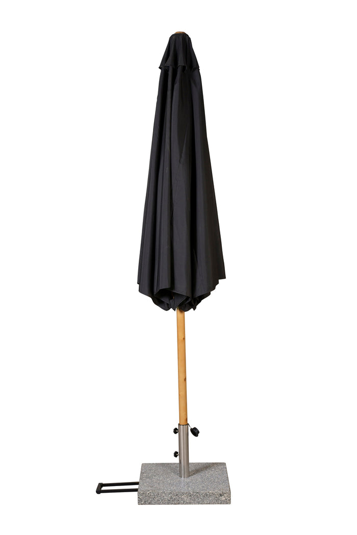 Fjôrd - Parasol Zwart Ø300cm - Hout - Ixos