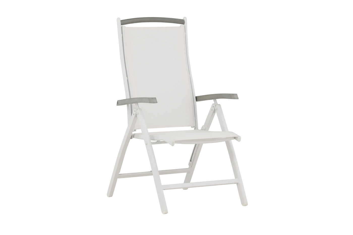 Fjôrd - Tuinstoel Wit Verstelbaar - Albany - Set van 2