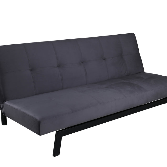 Fjôrd - Slaapbank Donkergrijs - 180cm - Velvet - Bodil