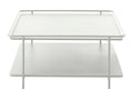 Giga Living - Salontafel Wit Metaal - 75x75x34,3cm - Yuba