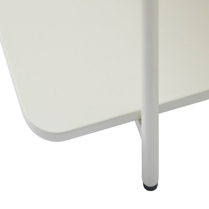 Giga Living - Salontafel Wit Metaal - 75x75x34,3cm - Yuba