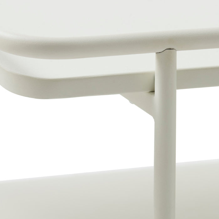 Giga Living - Salontafel Wit Metaal - 75x75x34,3cm - Yuba