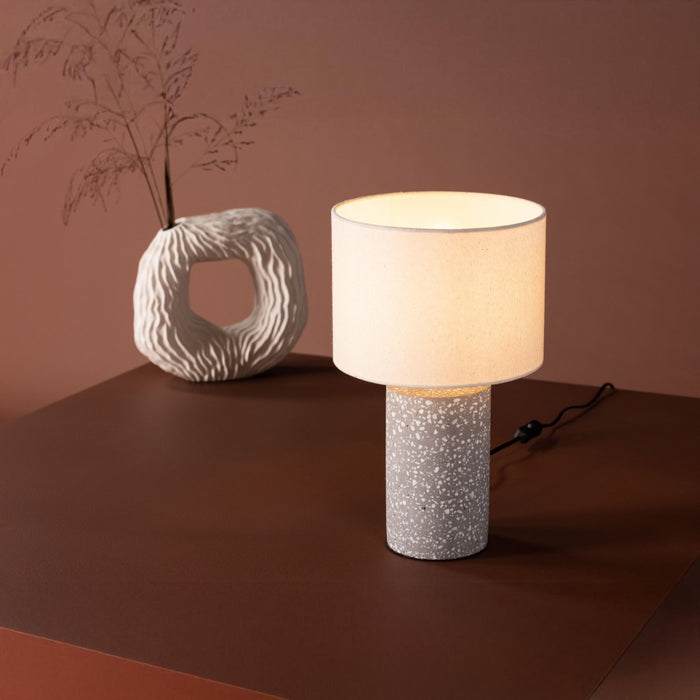 Fjôrd - Tafellamp Grijs|Beige - Dijon