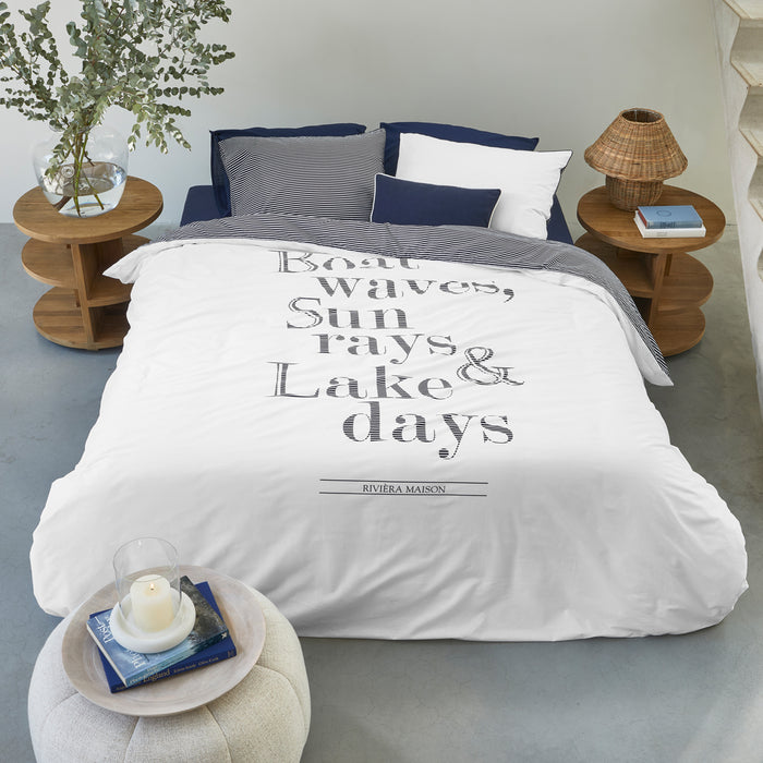 Riviera Maison - RM Lake Days navy 260x200|220 - Donkerblauw