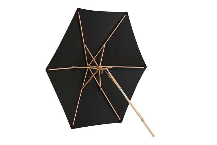 Fjôrd - Parasol Zwart 250cm - Tilt - Corypho