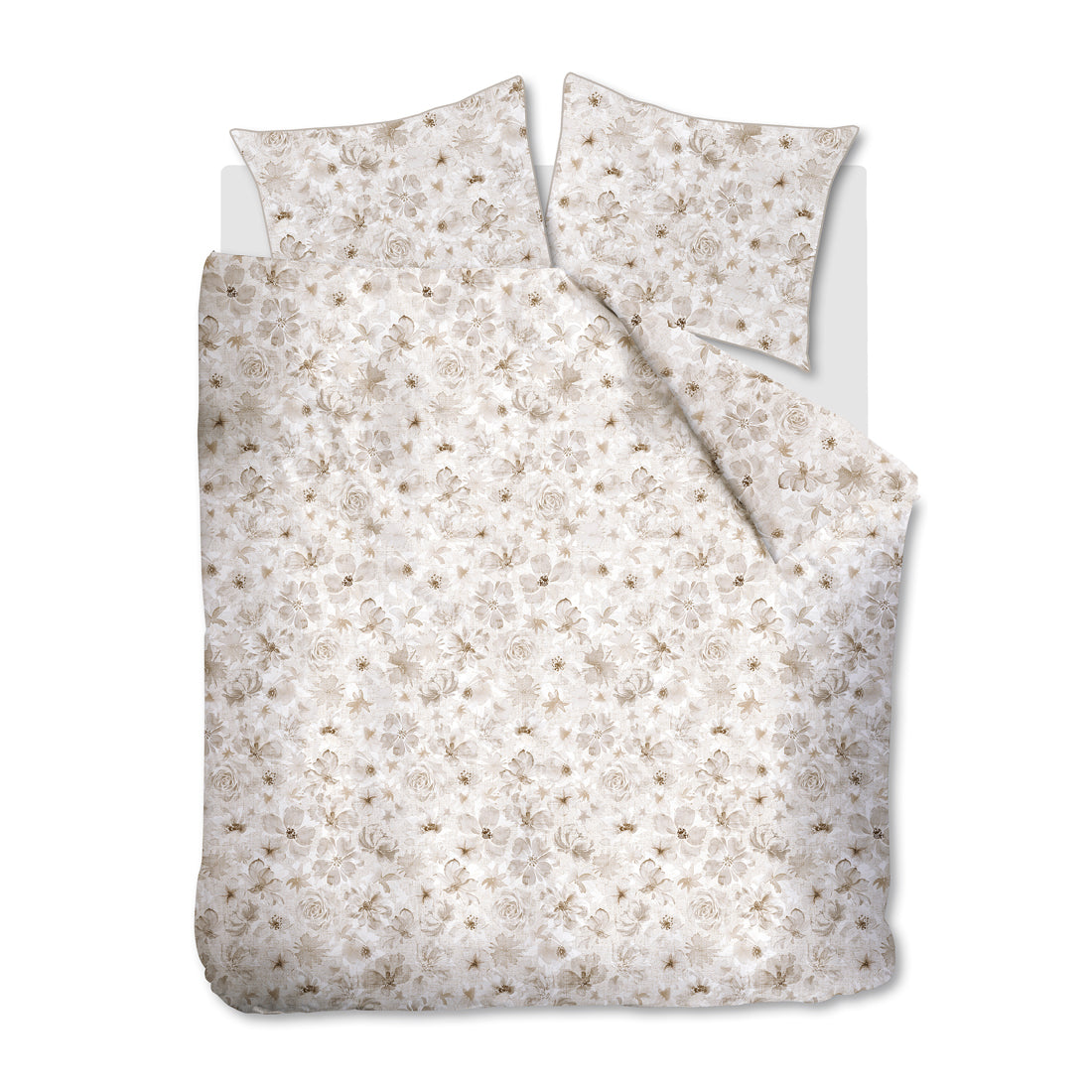 Riviera Maison - RM Flowing Flowers sand 200x200|220 - Zand