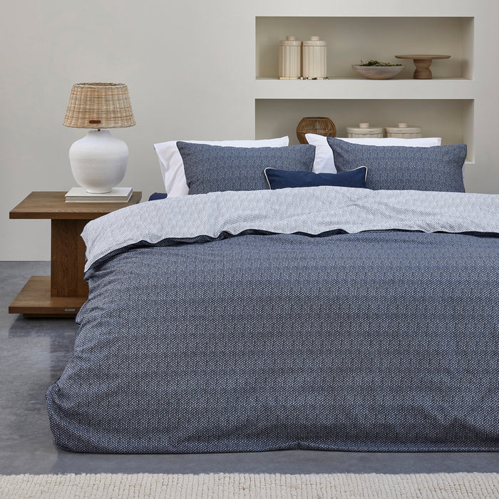 Riviera Maison - RM Twisted blue 240x200|220 - Blauw