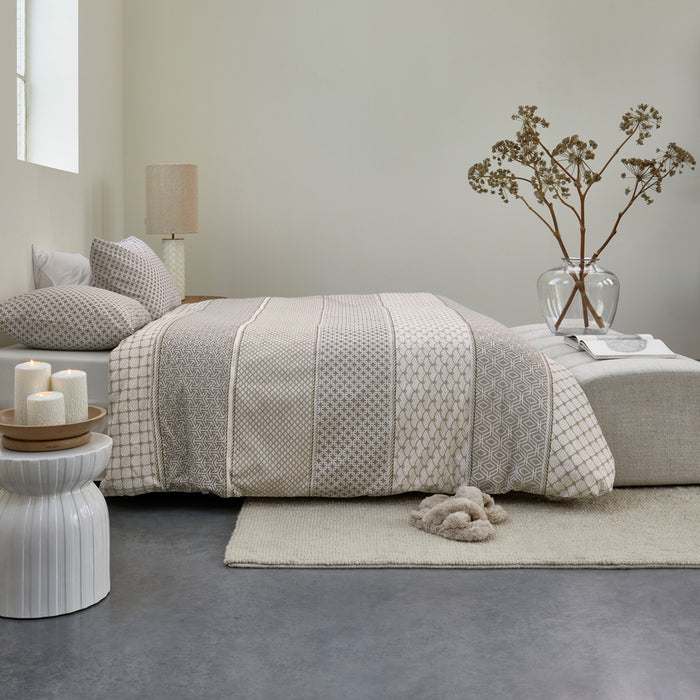 Riviera Maison - DE RM Ropes taupe 135x200 - Taupe