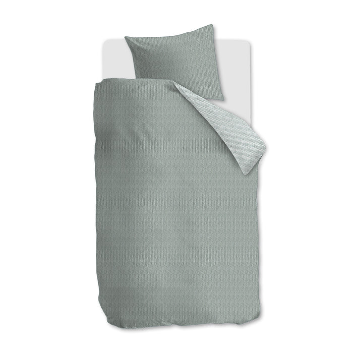 Riviera Maison - RM Twisted grey green 140x200|220 - Groen