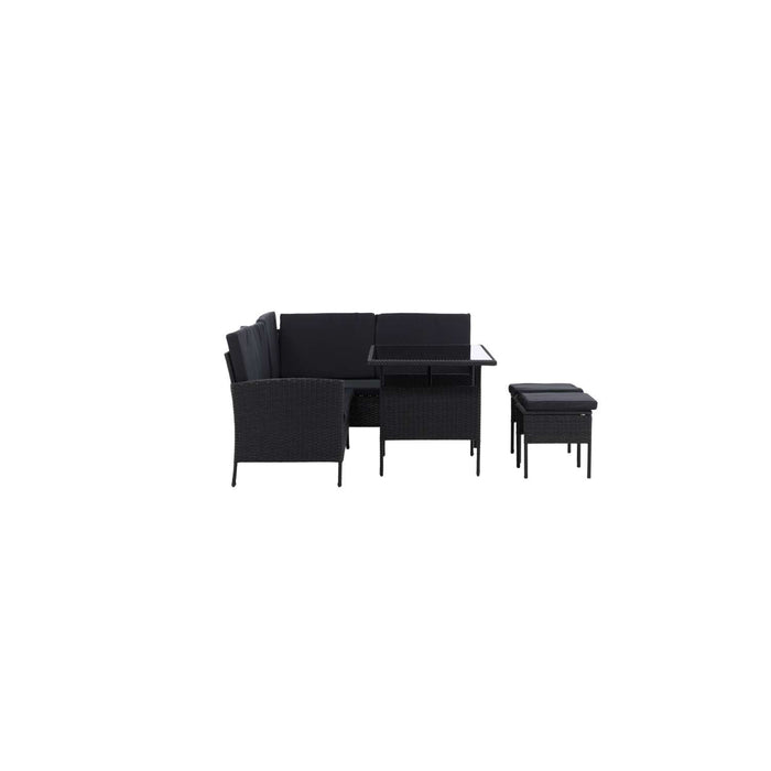 Venture Home Knock Hoekbankset - Zwart