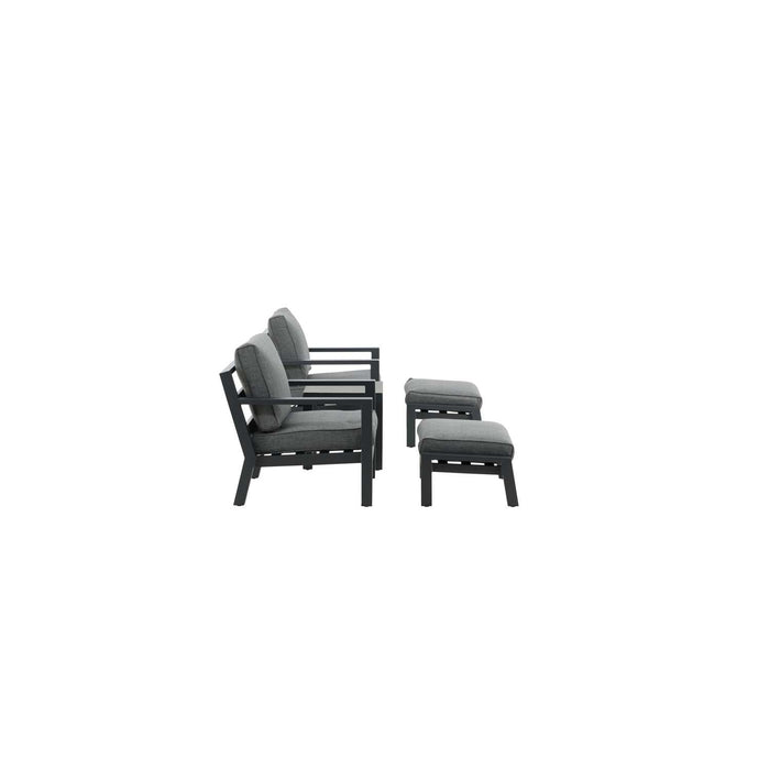 Venture Home Barcelona Loungeset - Zwart