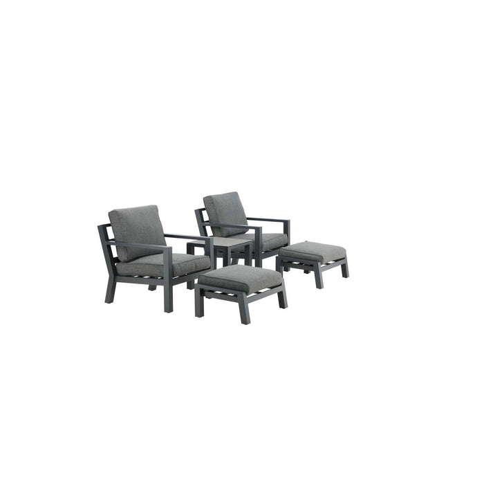 Venture Home Barcelona Loungeset - Zwart