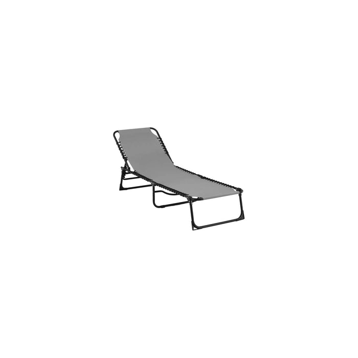Venture Home Majken Zonnebed 190 x 82 x 60 - Grijs