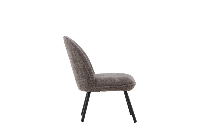 Fjôrd - Fauteuil Grijs - Bouclé - Polar