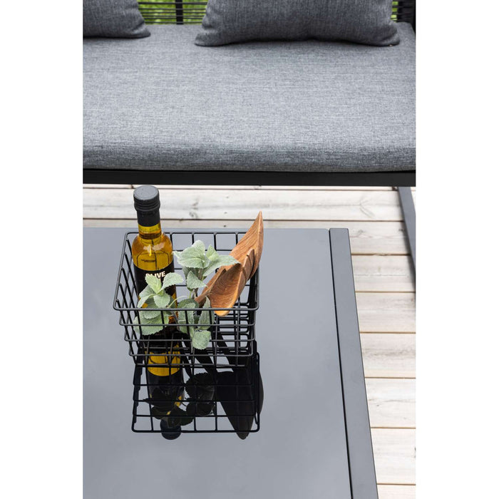 Venture Home Dallas Hoekbankset - Zwart