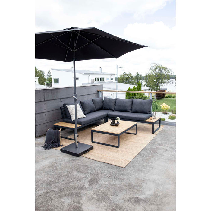 Venture Home Panama Hoekbankset - Zwart