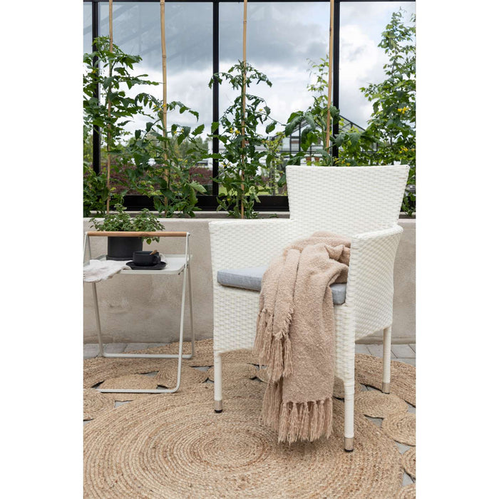 Venture Home Malina Eetkamerstoel 60 x 86 x 58 - Wit - 2-pack