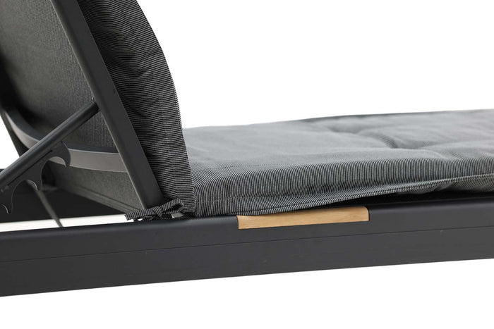 Venture Home Hanna Ligbedkussen 5,5 x 193 x 60 - Donkergrijs