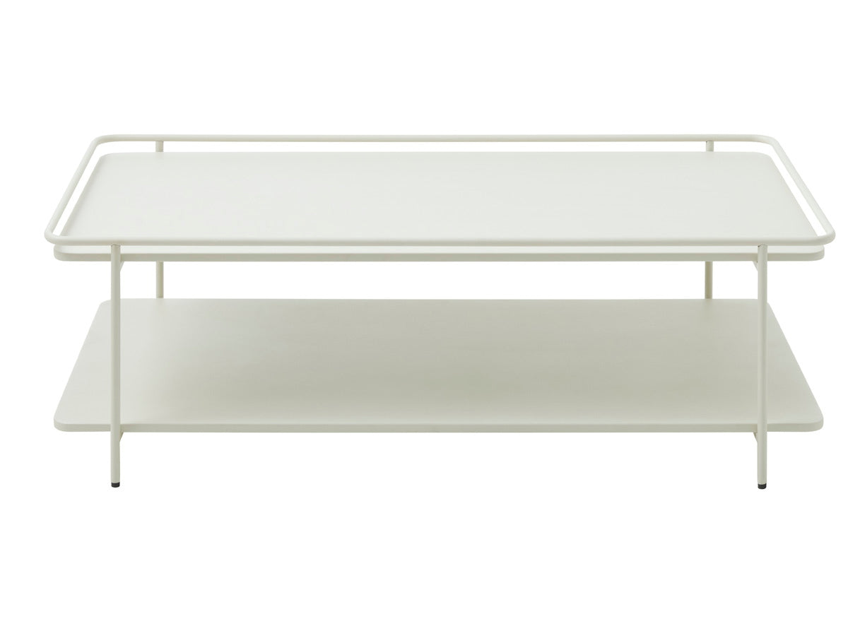 Giga Living - Salontafel Wit Metaal - 110x55x34,3cm - Yuba